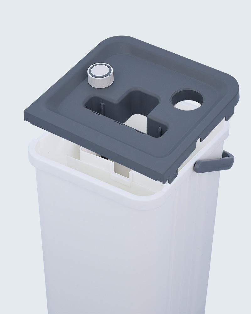 Set di secchi per mocio per la separazione dell'acqua pulita e sporca